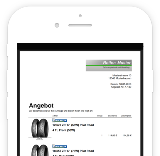Bild aus der Reifenboerse.de App. Auswahl der möglichen Modelle im Felgenkonfigurator.
